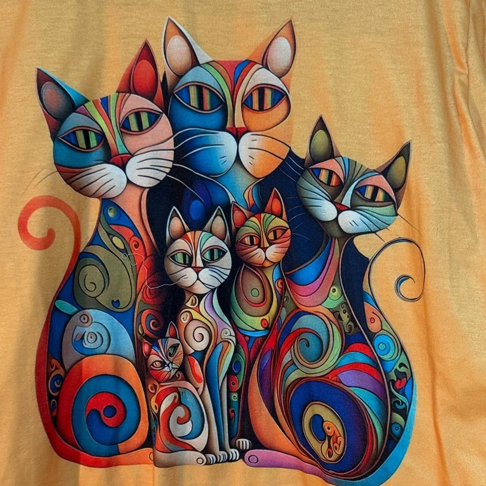 Source Unknown colorful tee